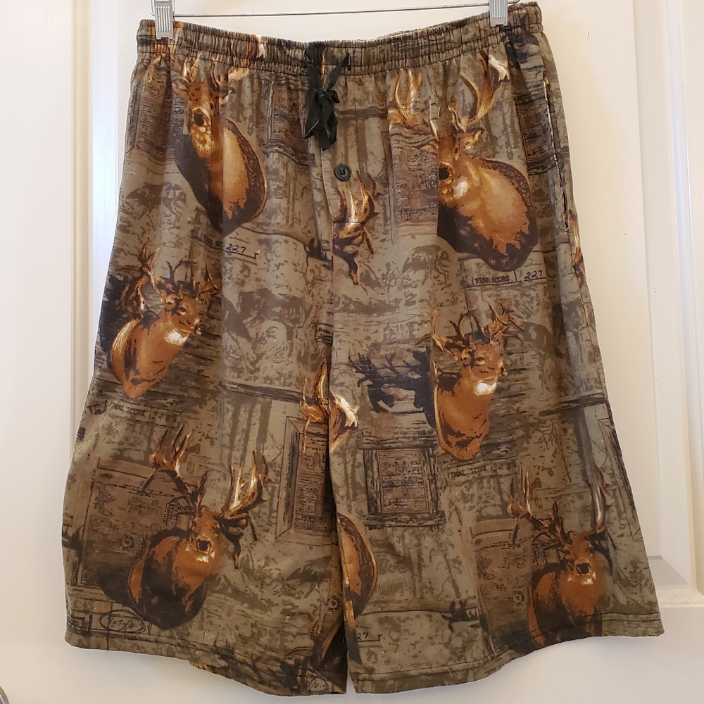 Elastic Soft Knit Lounge Shorts